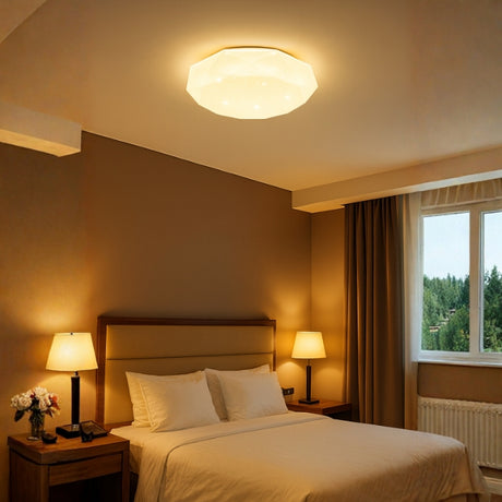 LÁMPARA DE TECHO KEYLLA WOOD LED 24W + CONTROL REMOTO