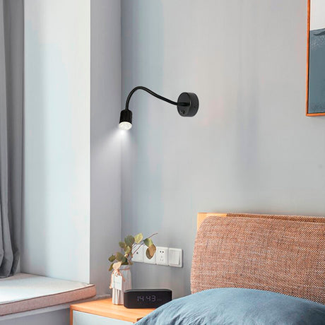 LÁMPARA DE PARED FLEXIBLE MARIETA BLACK LED