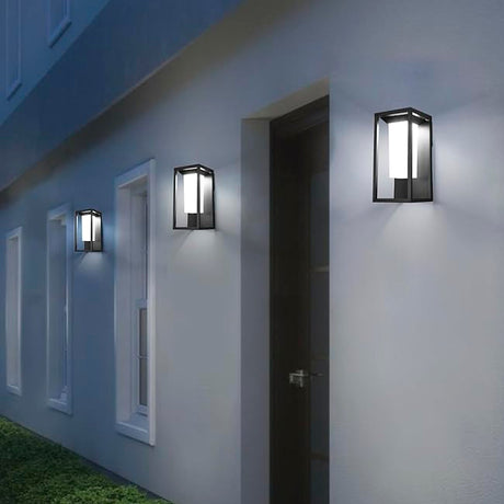 LÁMPARA DE EXTERIOR MAGDALENA BLACK LED 12W LUZ CÁLIDA
