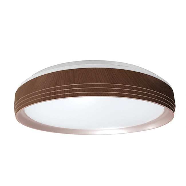 LÁMPARA DE TECHO MALASIA LED NOGAL 30W + CONTROL REMOTO