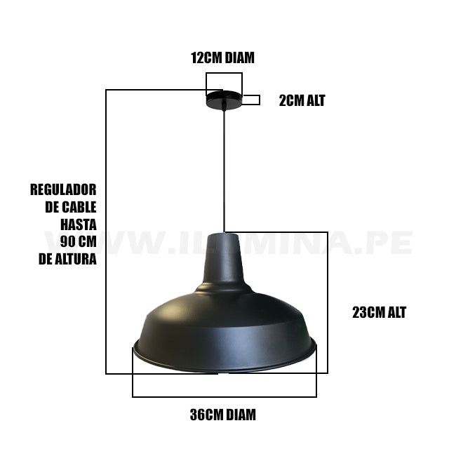 LÁMPARA COLGANTE AMANDE VERDE