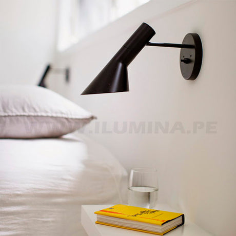 LÁMPARA DE PARED INTERIOR ARNEL BLACK