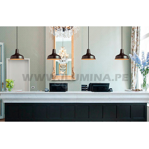 LÁMPARA COLGANTE AMANDE VERDE