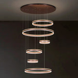 LÁMPARA COLGANTE FORTUNA COFFEE LED + CONTROL REMOTO