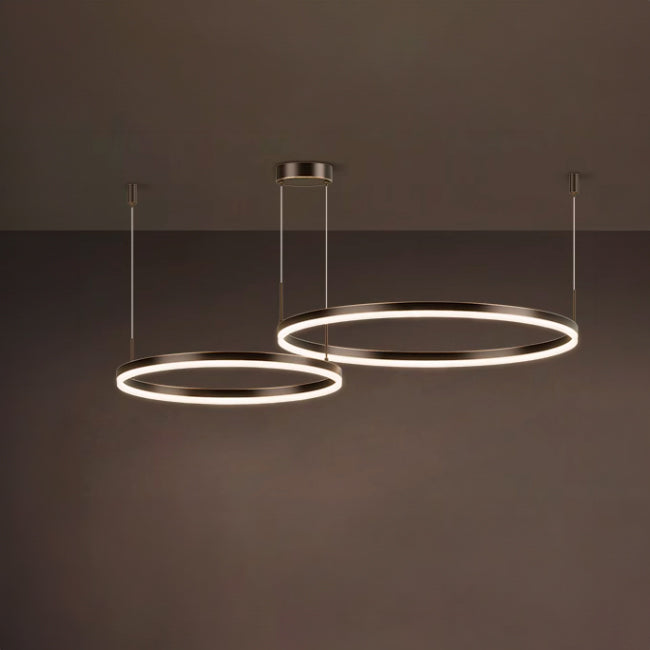LÁMPARA COLGANTE CATRIONA COFFEE LED + CONTROL REMOTO