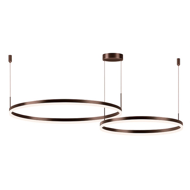 LÁMPARA COLGANTE CATRIONA COFFEE LED + CONTROL REMOTO