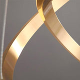 LÁMPARA COLGANTE BARCELONA GOLD LED + CONTROL REMOTO
