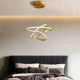 LÁMPARA COLGANTE BARCELONA GOLD LED + CONTROL REMOTO