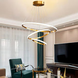 LÁMPARA COLGANTE BARCELONA GOLD LED + CONTROL REMOTO