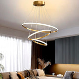 LÁMPARA COLGANTE BARCELONA GOLD LED + CONTROL REMOTO