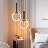 LÁMPARA COLGANTE LYON BLACK LED