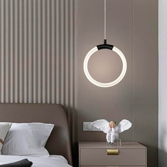 LÁMPARA COLGANTE LISBOA BLACK LED