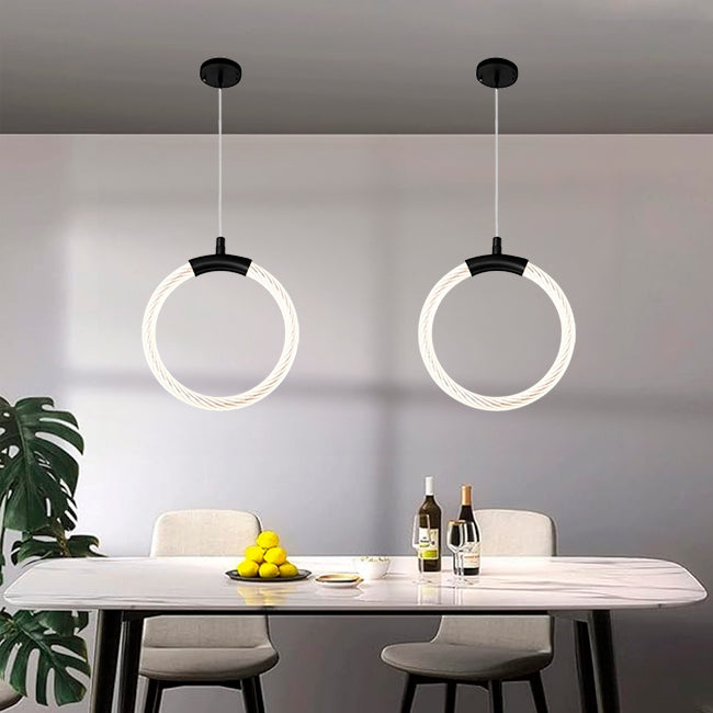 LÁMPARA COLGANTE LISBOA BLACK LED