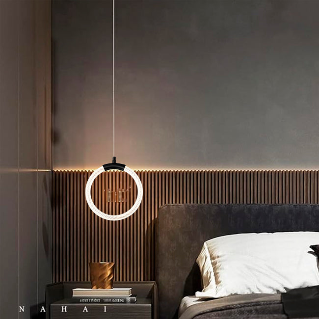 LÁMPARA COLGANTE LISBOA BLACK LED