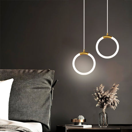 LÁMPARA COLGANTE LISBOA GOLD LED