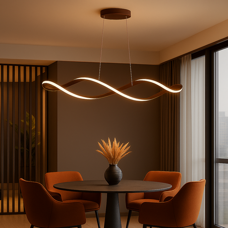 LÁMPARA COLGANTE MARSELLA COFFEE LED + CONTROL REMOTO