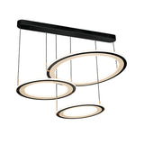 LÁMPARA COLGANTE VENUS TRÍO BLACK LED + CONTROL REMOTO