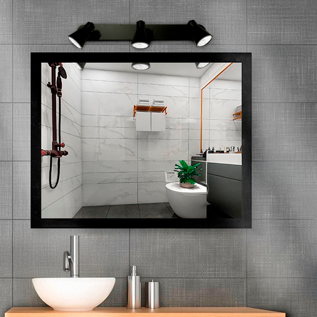 LÁMPARA DE ESPEJO DE PARED 1001-3 BK