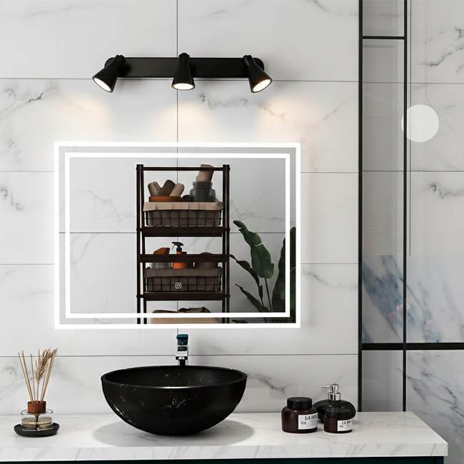 LÁMPARA DE ESPEJO DE PARED 1001-3 BK