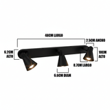 LÁMPARA DE ESPEJO DE PARED 1001-3 BK