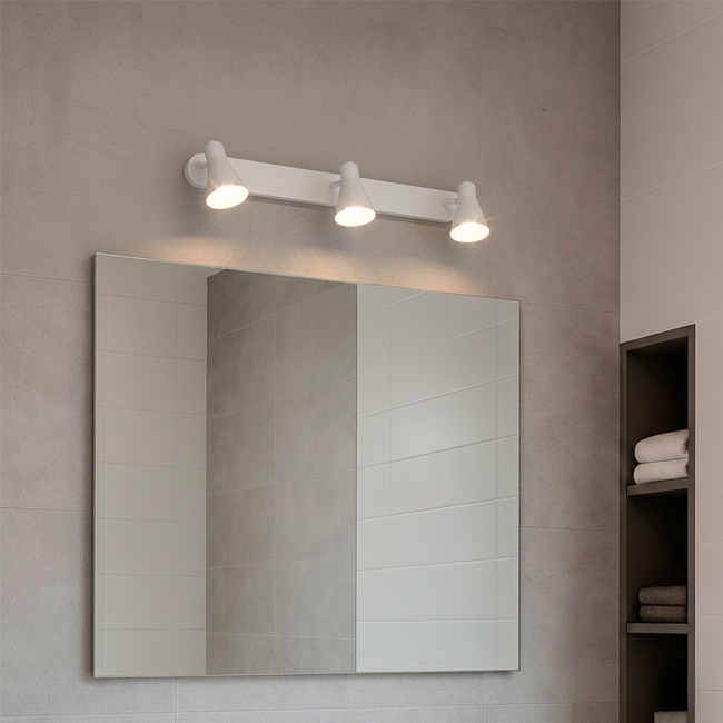 LÁMPARA DE ESPEJO DE PARED 1001-3 WH