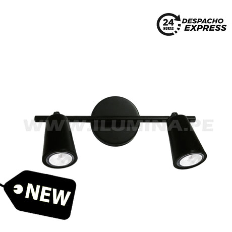 LÁMPARA DE ESPEJO DE PARED 1002-2 BK