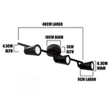 LÁMPARA DE ESPEJO DE PARED 1002-3 BK