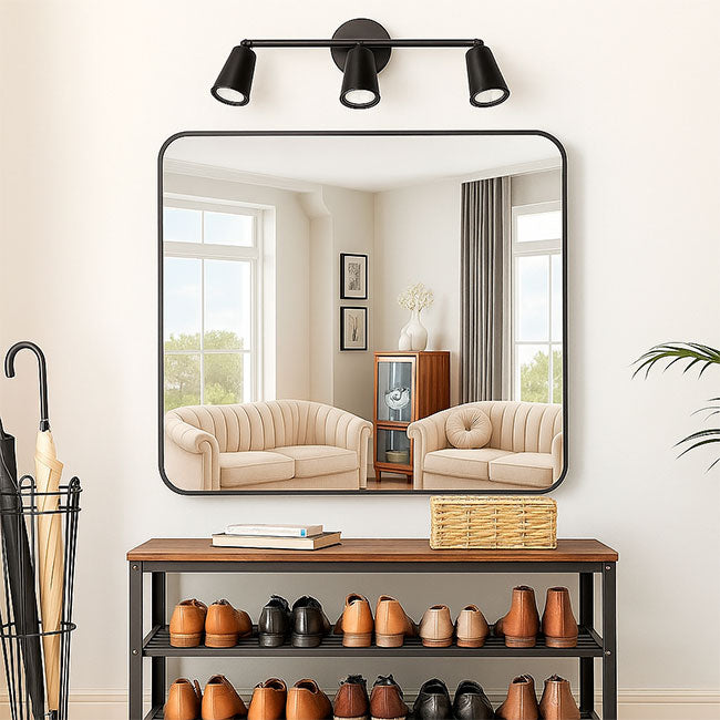 LÁMPARA DE ESPEJO DE PARED 1002-3 BK