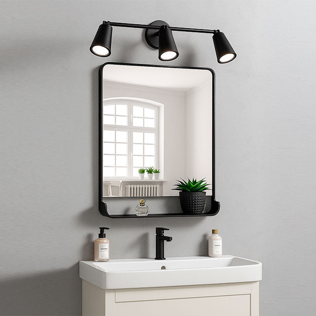 LÁMPARA DE ESPEJO DE PARED 1002-3 BK