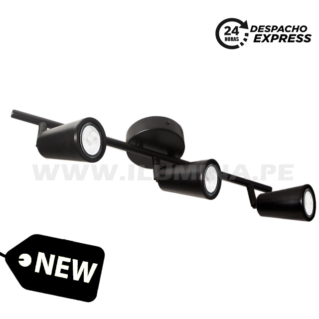 LÁMPARA DE ESPEJO DE PARED 1002-3 BK