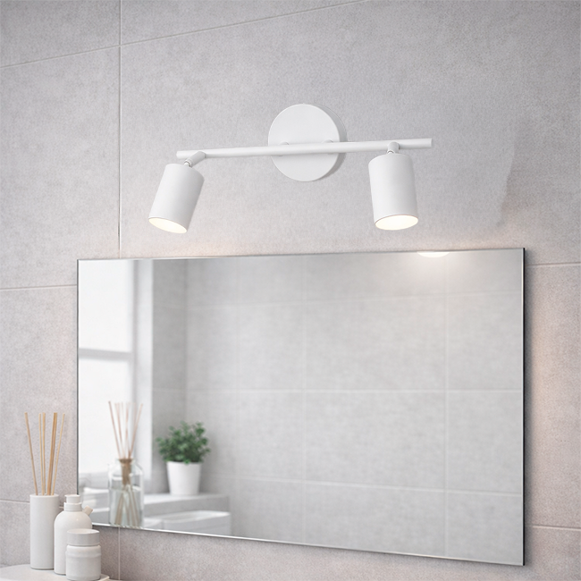 LÁMPARA DE ESPEJO DE PARED 1003-2 WH
