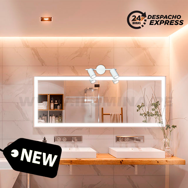 LÁMPARA DE ESPEJO DE PARED 1003-2 WH