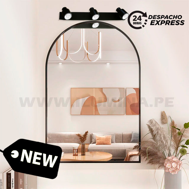 LÁMPARA DE ESPEJO DE PARED 1006-3 BK