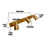 LÁMPARA DE ESPEJO DE PARED 1006-3 GD