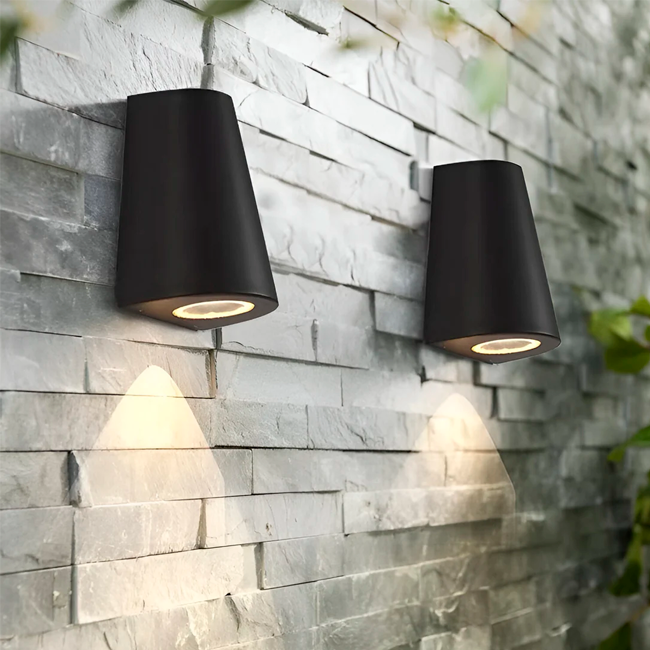 LÁMPARA DE EXTERIOR AFORIEL BLACK LED 10W LUZ CÁLIDA