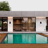 LÁMPARA DE EXTERIOR AFORIEL BLACK LED 10W LUZ CÁLIDA