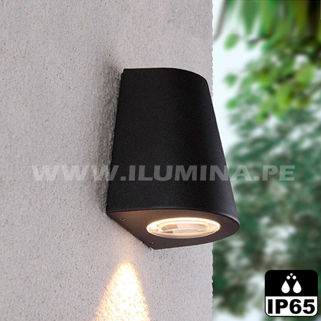 LÁMPARA DE EXTERIOR AFORIEL BLACK LED 10W LUZ CÁLIDA