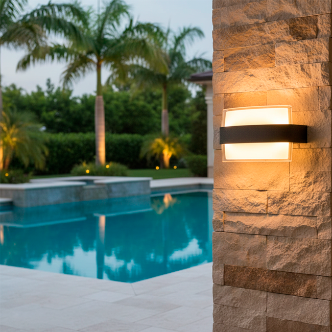 LÁMPARA DE EXTERIOR MORELIA LED BLACK 12W LUZ BLANCA