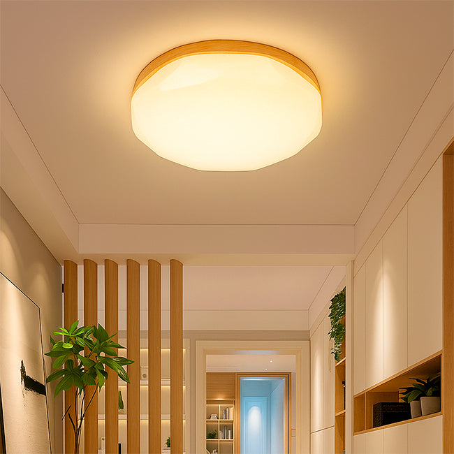 LÁMPARA DE TECHO KEYLLA WOOD LED 24W + CONTROL REMOTO