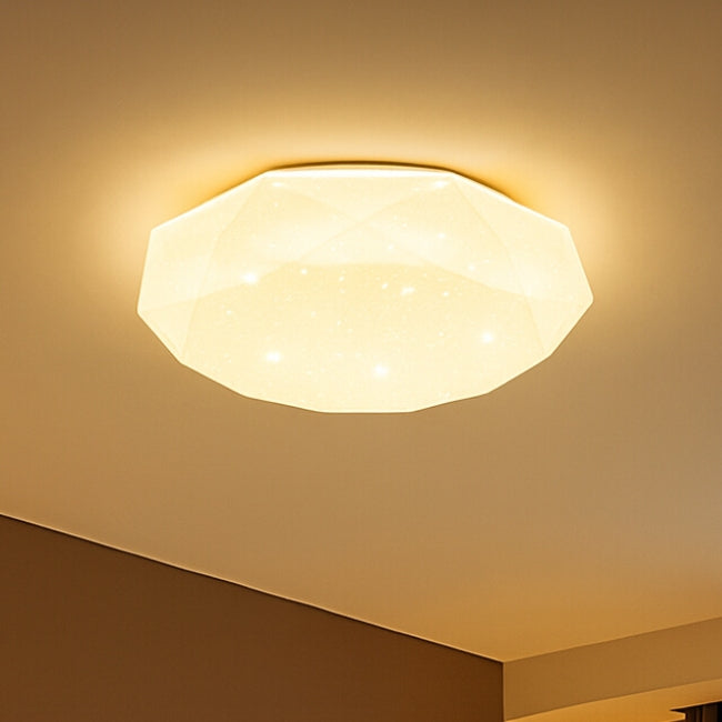 LÁMPARA DE TECHO KEYLLA WOOD LED 24W + CONTROL REMOTO