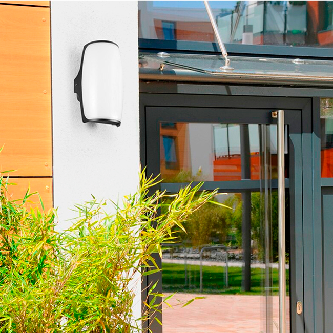 LÁMPARA DE EXTERIOR ALEXA LED BLACK LUZ CÁLIDA