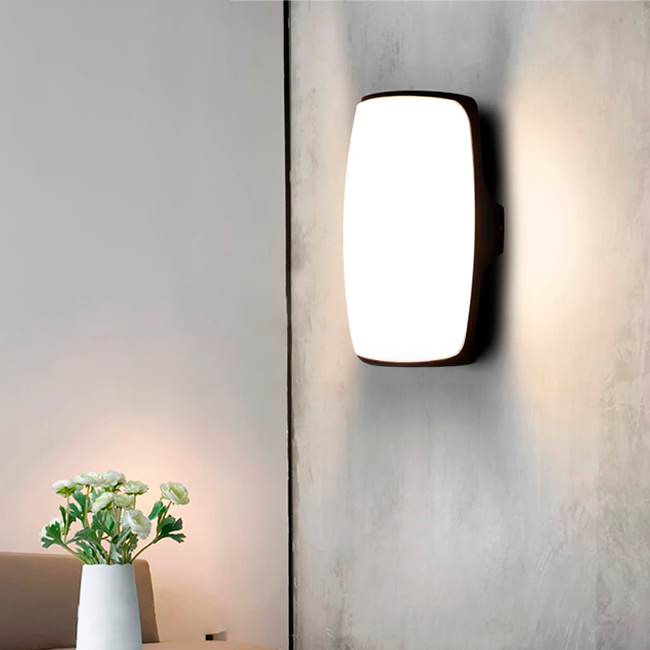 LÁMPARA DE EXTERIOR ALEXA LED BLACK LUZ CÁLIDA