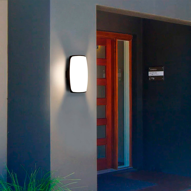 LÁMPARA DE EXTERIOR ALEXA LED BLACK LUZ CÁLIDA