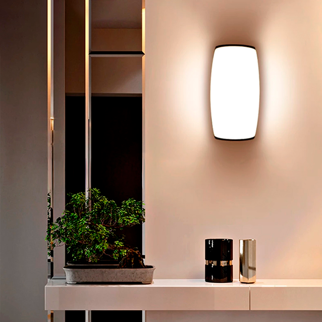 LÁMPARA DE EXTERIOR ALEXA LED BLACK LUZ CÁLIDA