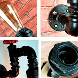 LÁMPARA DE PARED INTERIOR RENATA VINTAGE BLACK LED