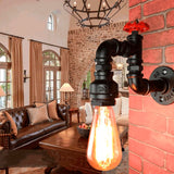 LÁMPARA DE PARED INTERIOR RENATA VINTAGE BLACK LED