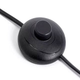 LÁMPARA DE PIE RATTAN ADRIANA BLACK - SIN FOCO