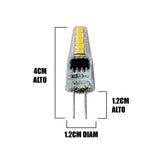 FOCO LED SMD 2W G4 ECOLAMPS LUZ CÁLIDA