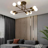 LÁMPARA COLGANTE LOUSIANA BLACK LED + FOCO LED FILAMENTO G95 4W E27 ÁMBAR ILUMINA