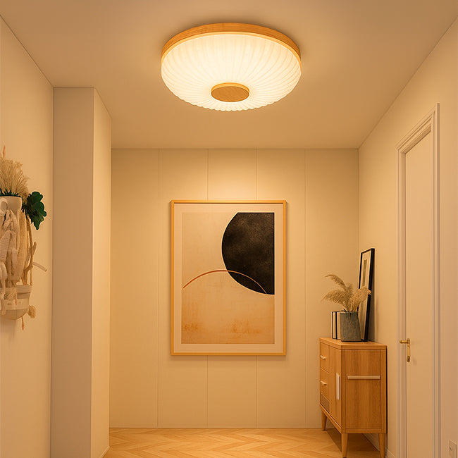 LÁMPARA DE TECHO NOVA WOOD LED 24W + CONTROL REMOTO